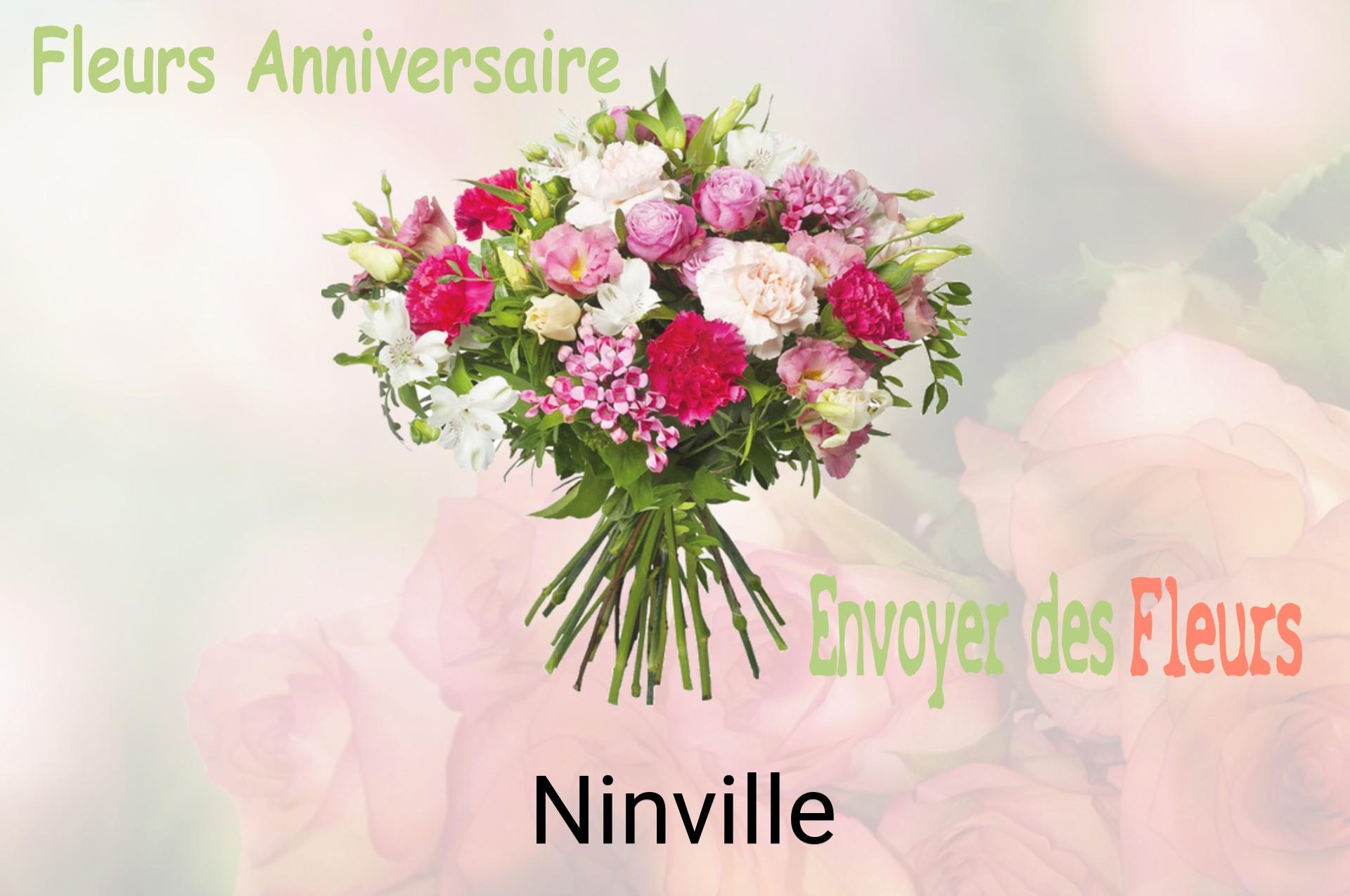 Bouquet de fleurs d’anniversaire livré à Ninville