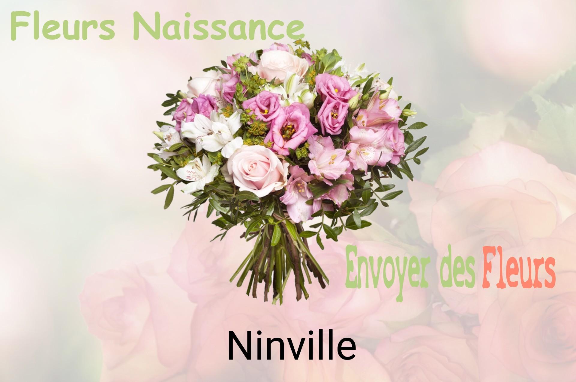 Bouquet de fleurs de naissance livré à Ninville
